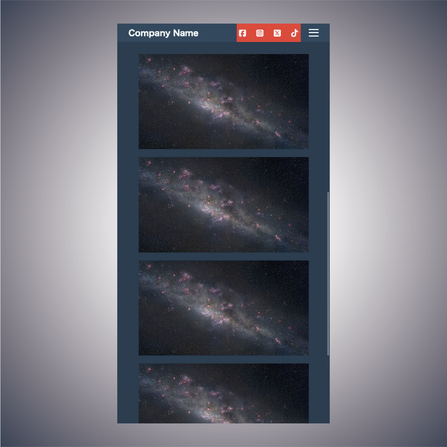 【Gentleman】 ファーストビューセクションデザイン | First View Section Design
